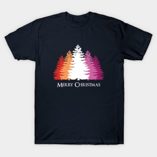 Multicolored Christmas trees T-Shirt